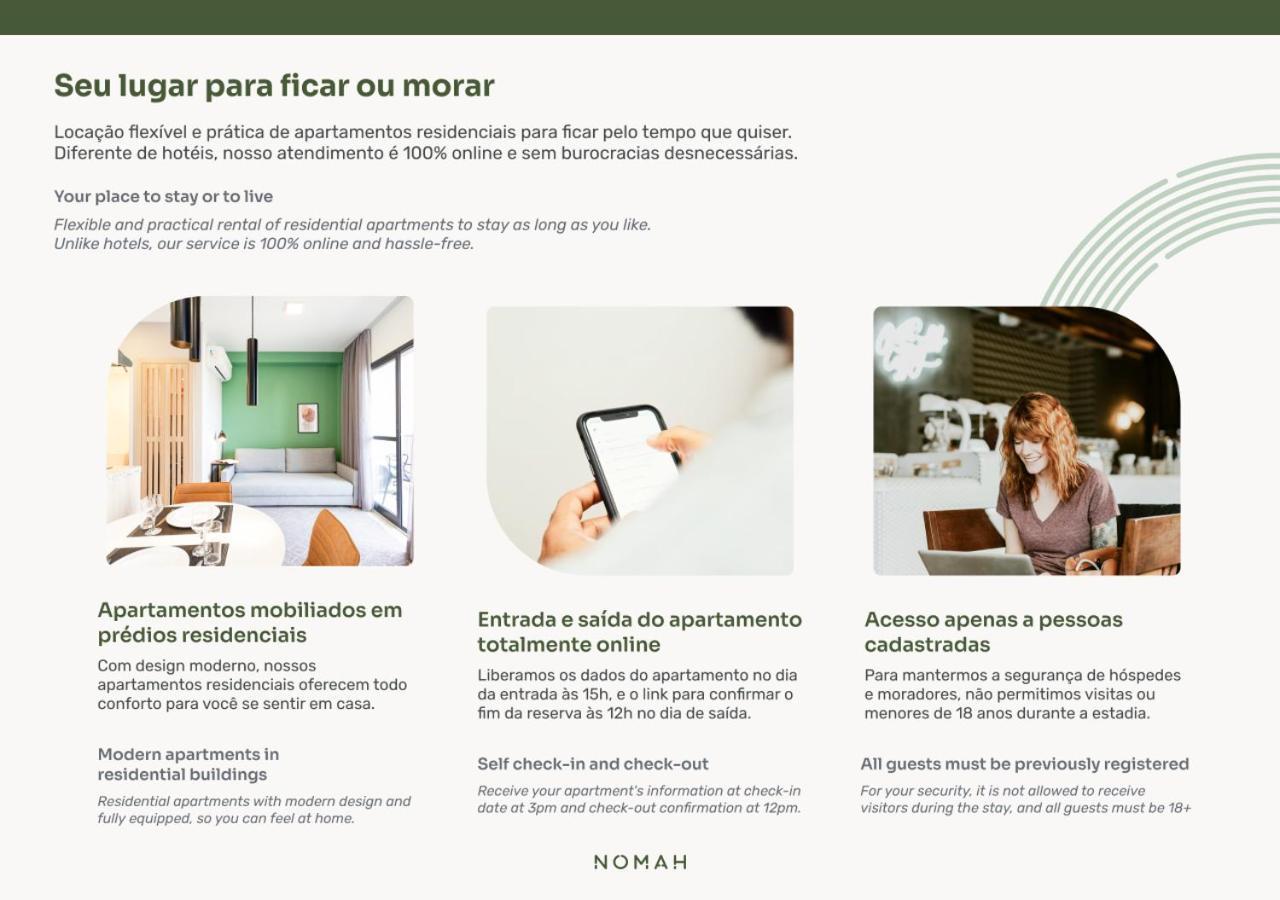 Nomah - Aptos Por Temporada Na Liberdade Lejlighed São Paulo Eksteriør billede